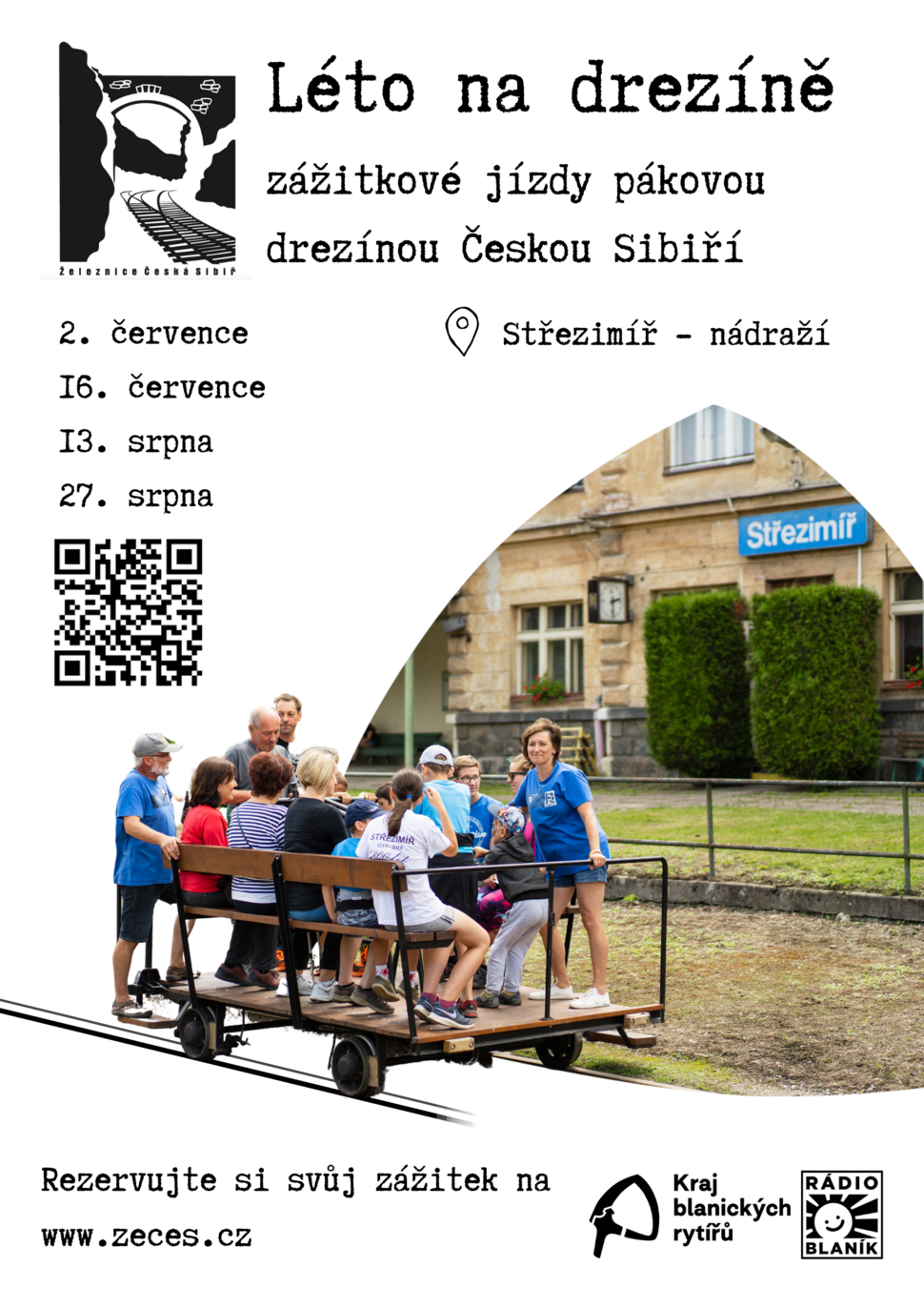 Blaník Léto na drezíně Střezimíř plakát