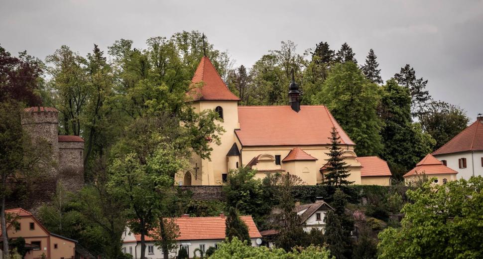 Blaník Kostel Povýšení sv. Kříže Zruč nad Sázavou