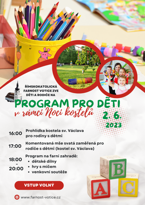 Program pro děti v rámci Noci kostelů