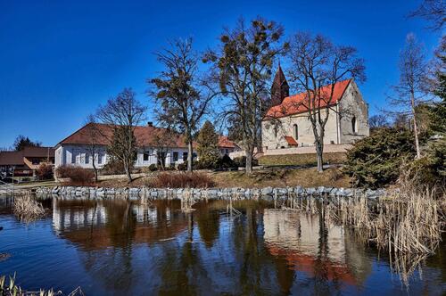 Kostel Nanebevzetí Panny Marie v Martinicích u Votic, foto Martin Frouz