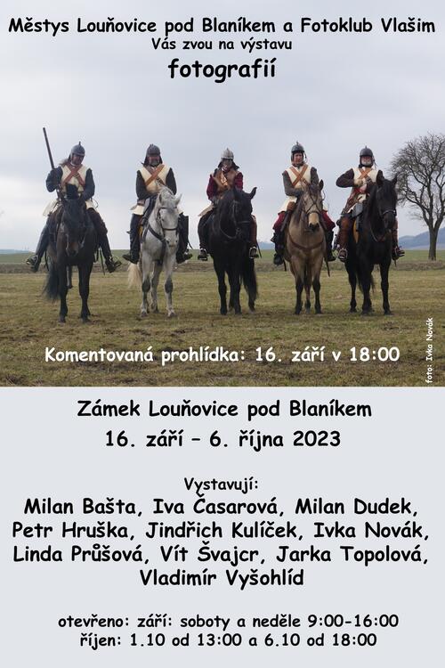 Výstava fotografií na zámku Louňovice pod Blaníkem