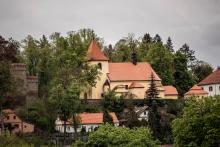 Blaník Kostel Povýšení sv. Kříže Zruč nad Sázavou