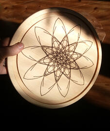 Vypalovaná mandala